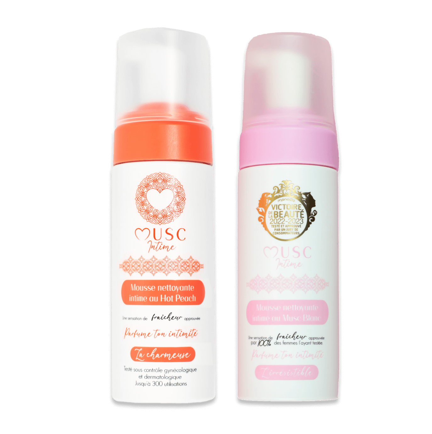 Mousse nettoyante intime à la Hot Peach - La Charmeuse (150ml)