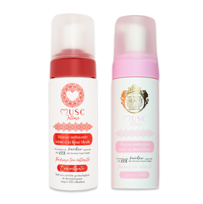 Mousse nettoyante Intime à la Rose Mystik - L'Envoûtante