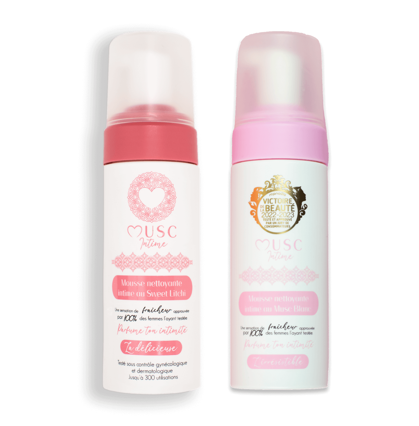 Mousse nettoyante intime au Sweet Litchi - La Délicieuse (150ml)