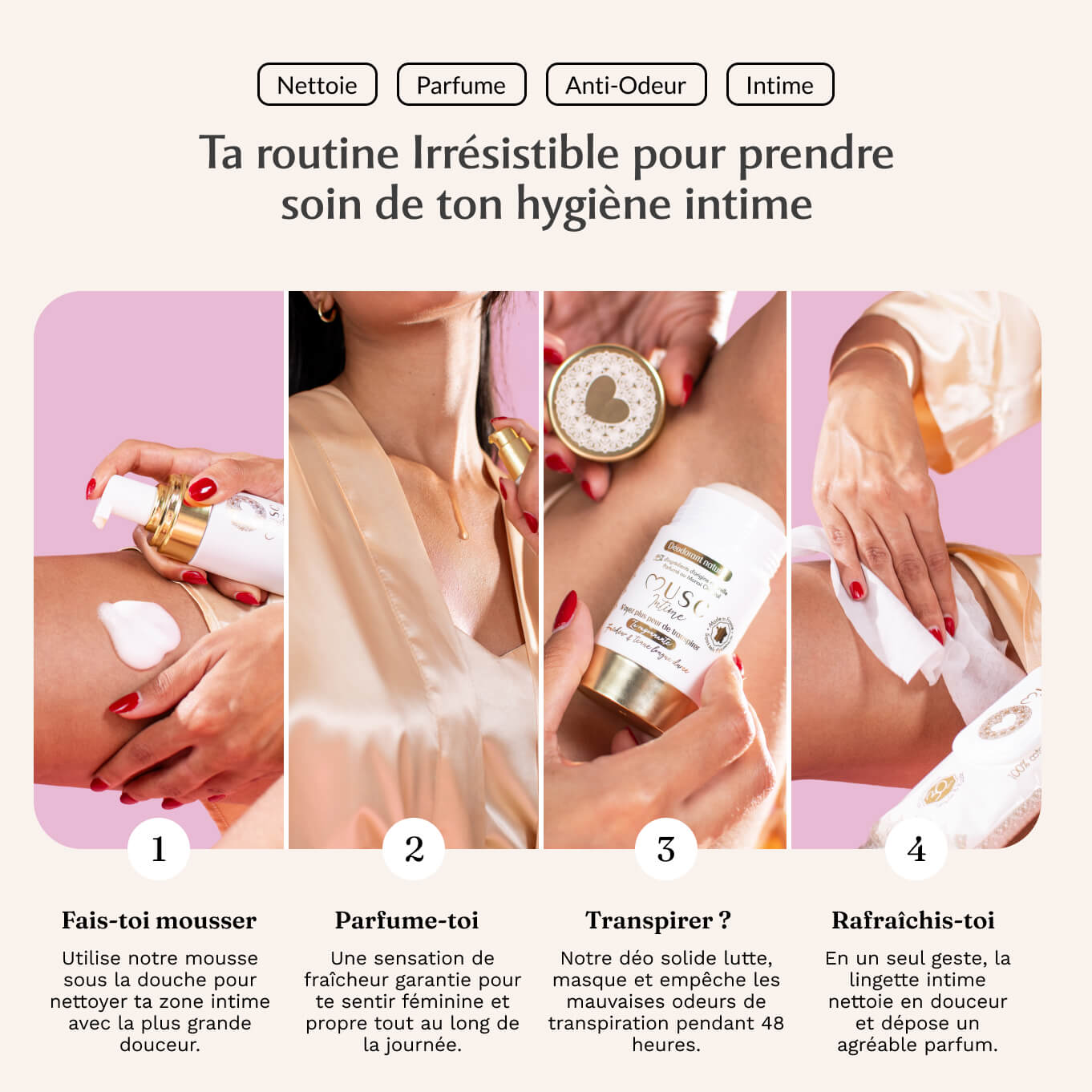 3 Déodorants naturels Monoï