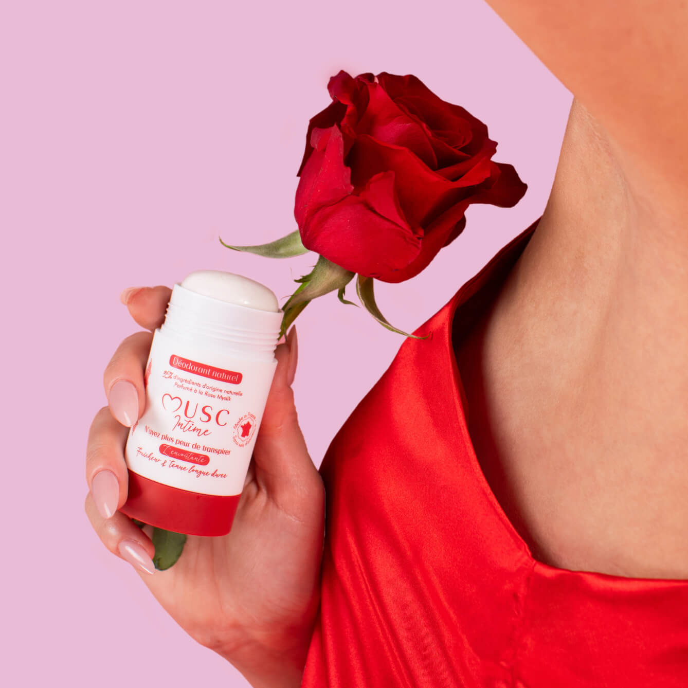 Lot de 2 déodorants naturels à la Rose Mystik