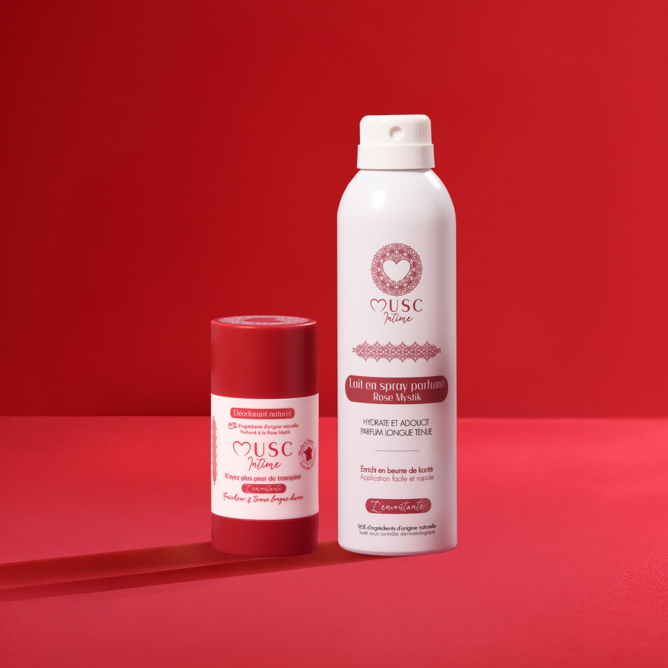 Déodorant naturel et Lait en spray à la Rose Mystik