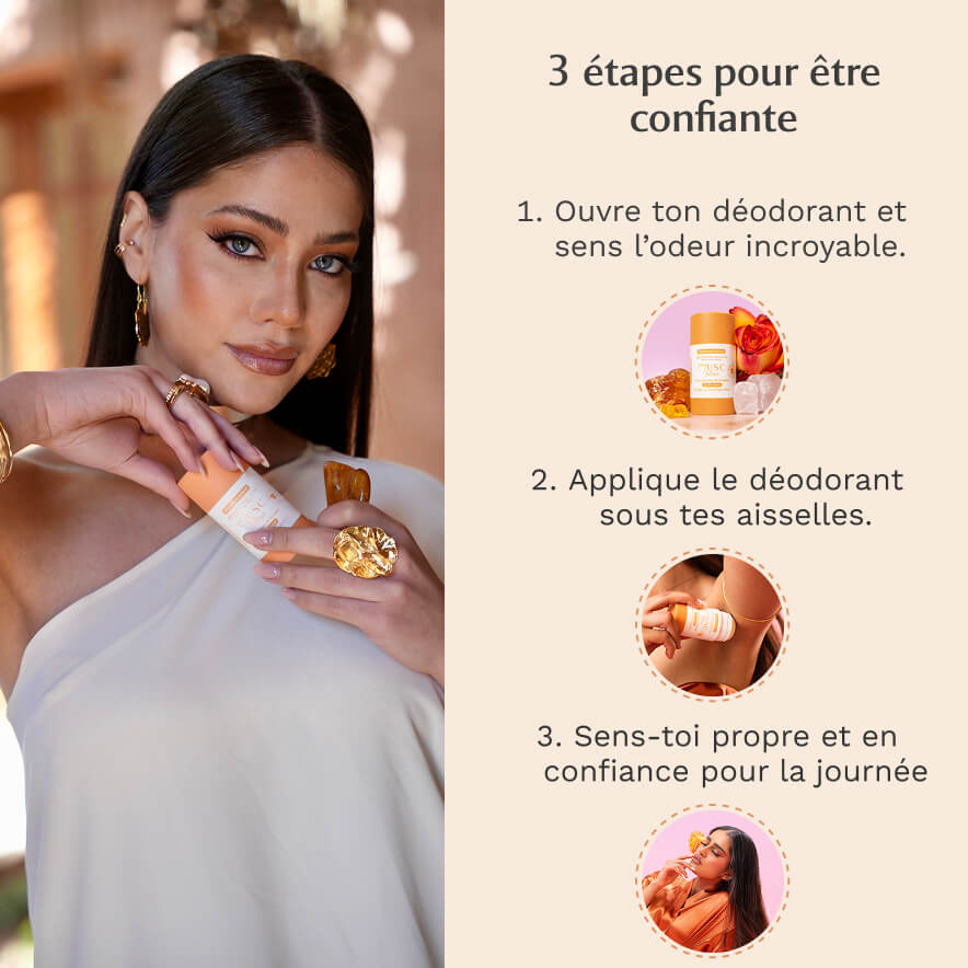 Déodorant naturel - Amber Flower