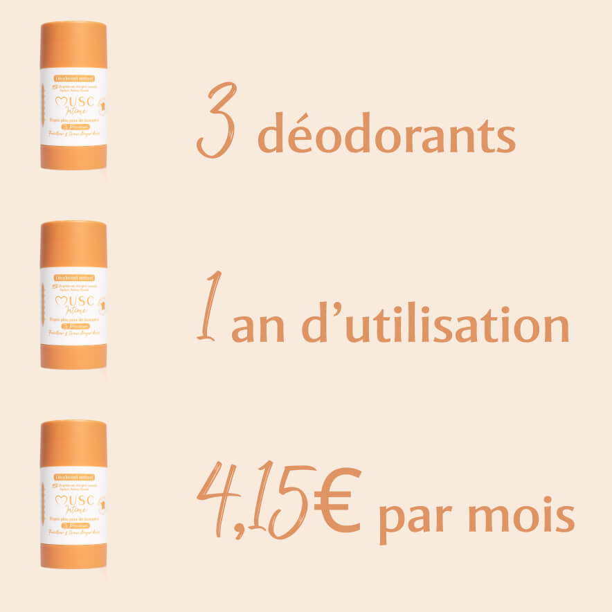 Déodorant naturel - Amber Flower