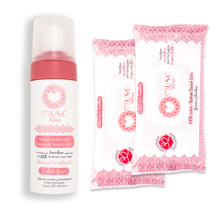 Mousse nettoyante intime au Sweet Litchi - La Délicieuse (150ml)
