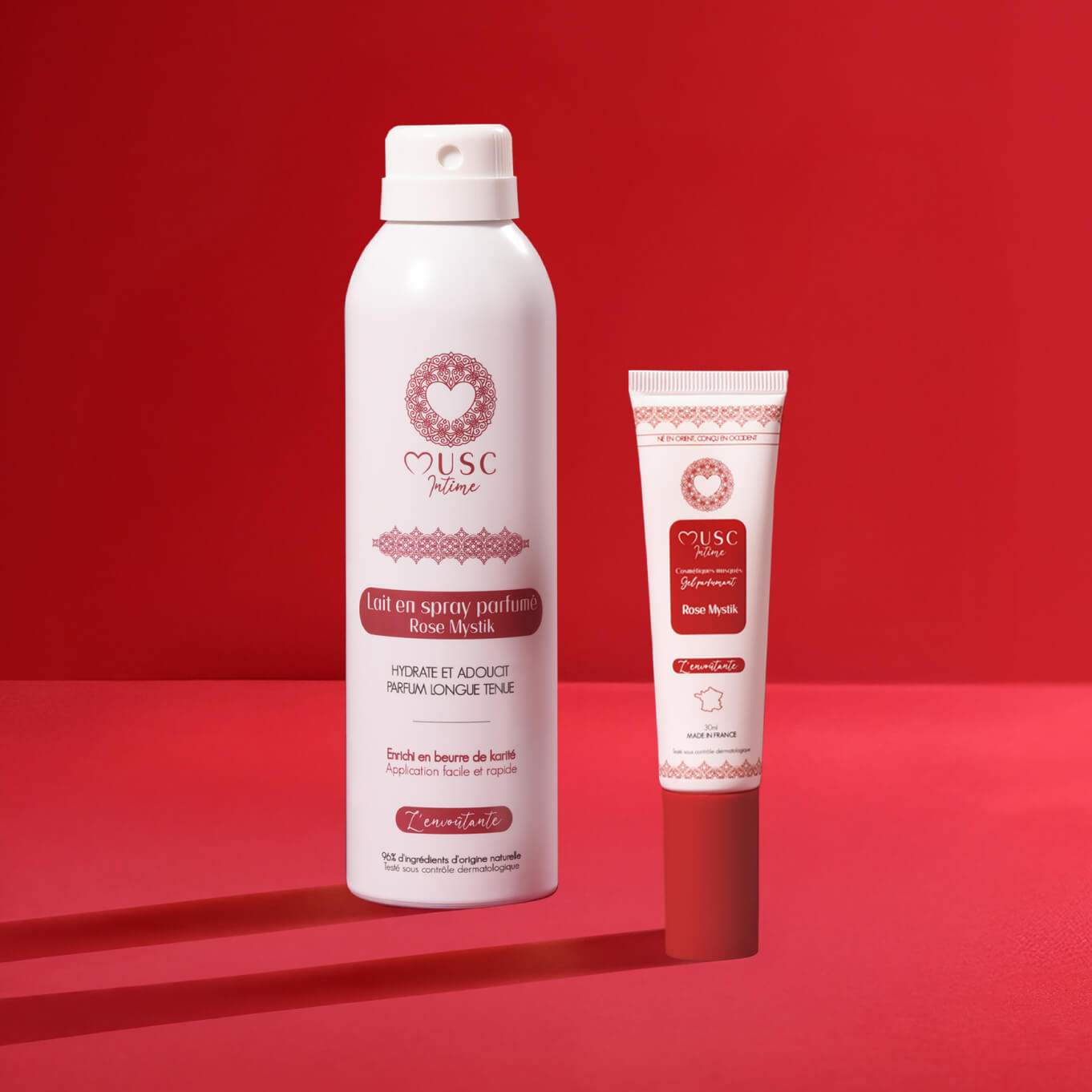 Lait corps et Gel parfumant à la Rose Mystik