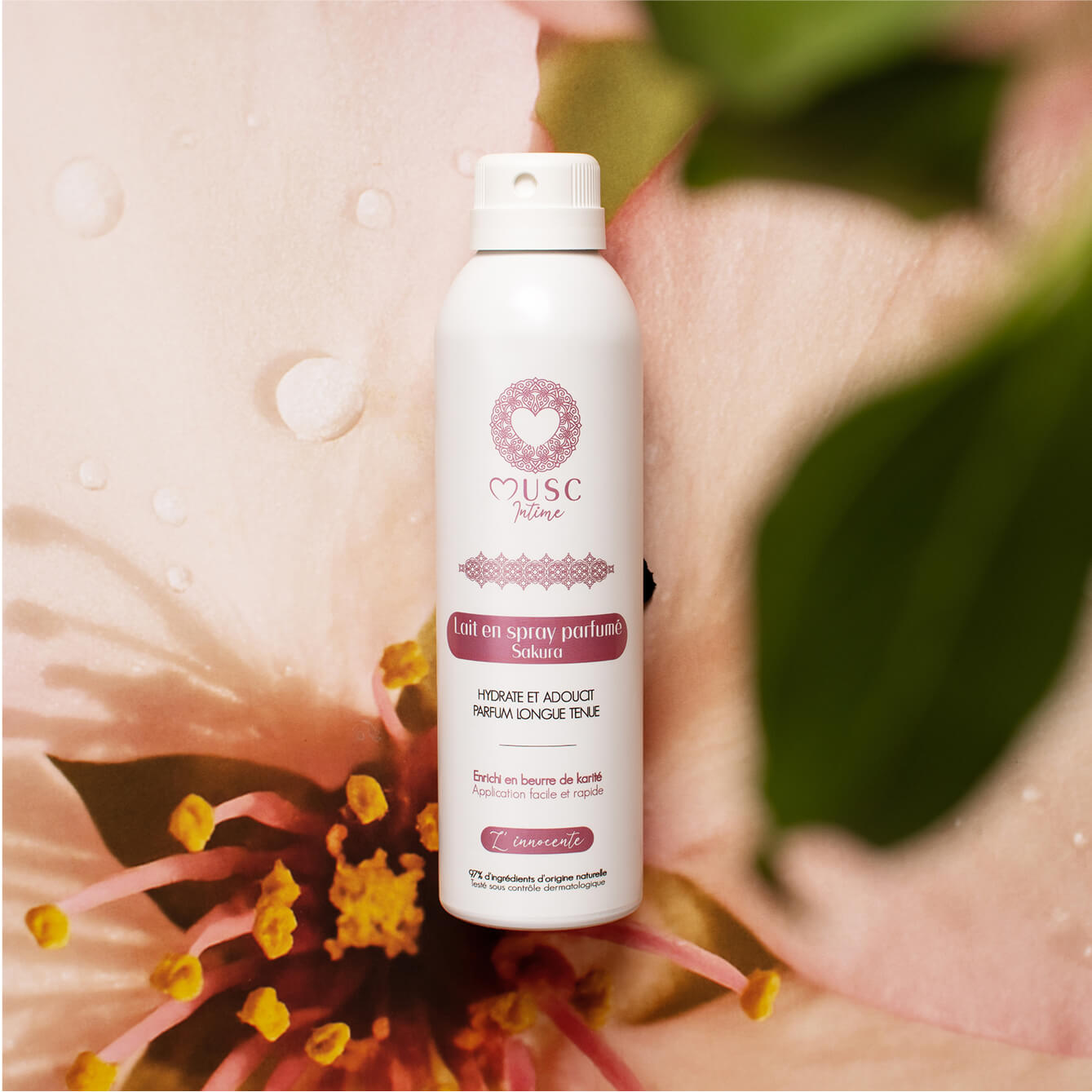 Lait en spray parfumé au Sakura