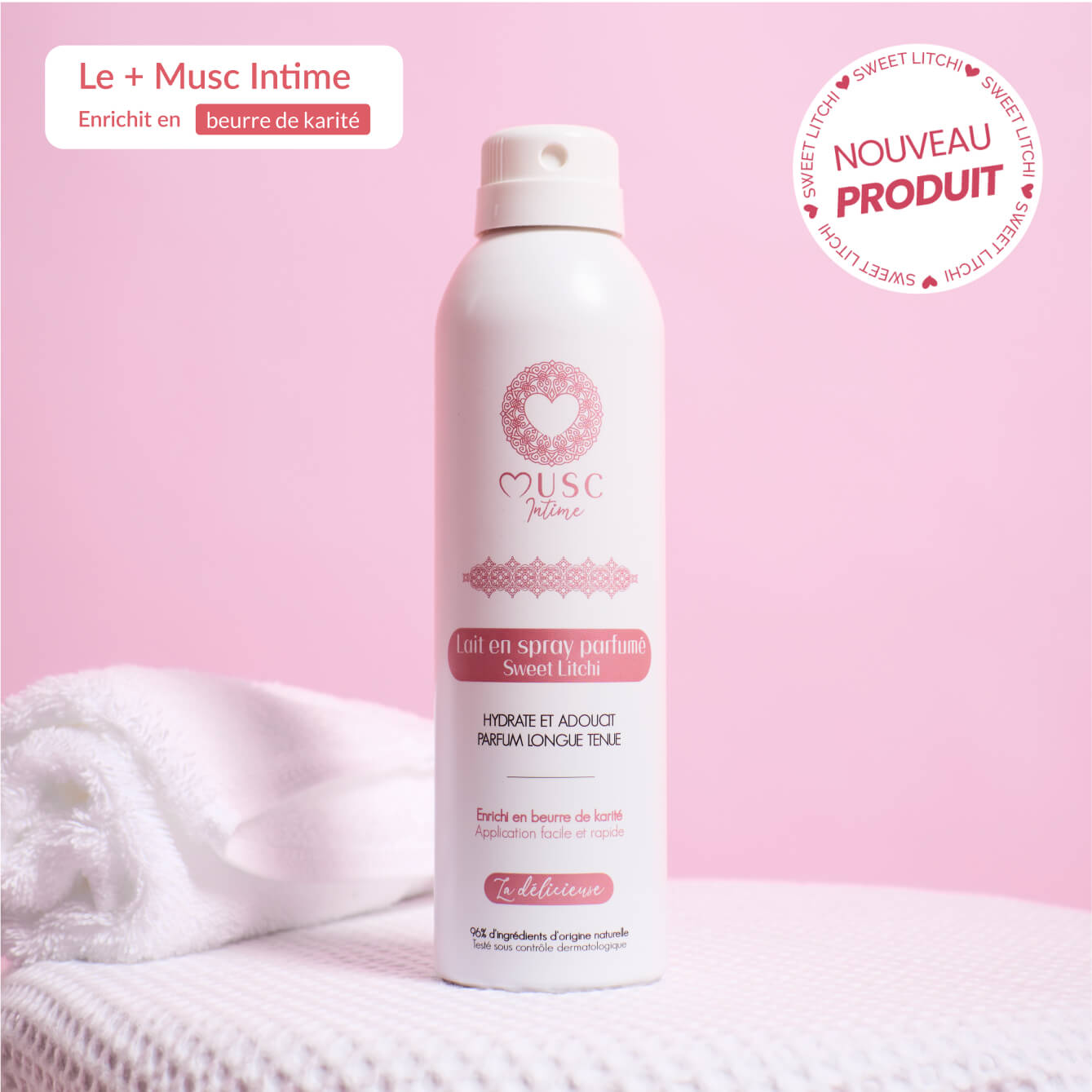 Lait en spray parfumé au Sweet Litchi