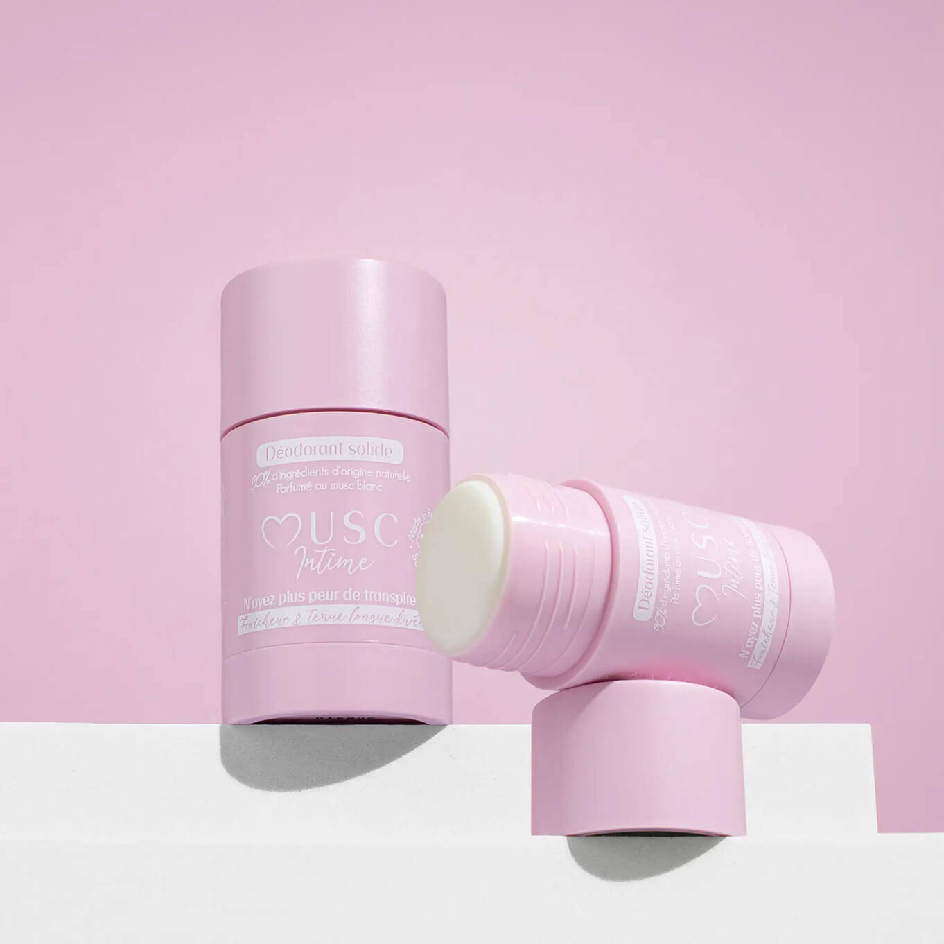 Lot de 2 déodorants au Musc Blanc