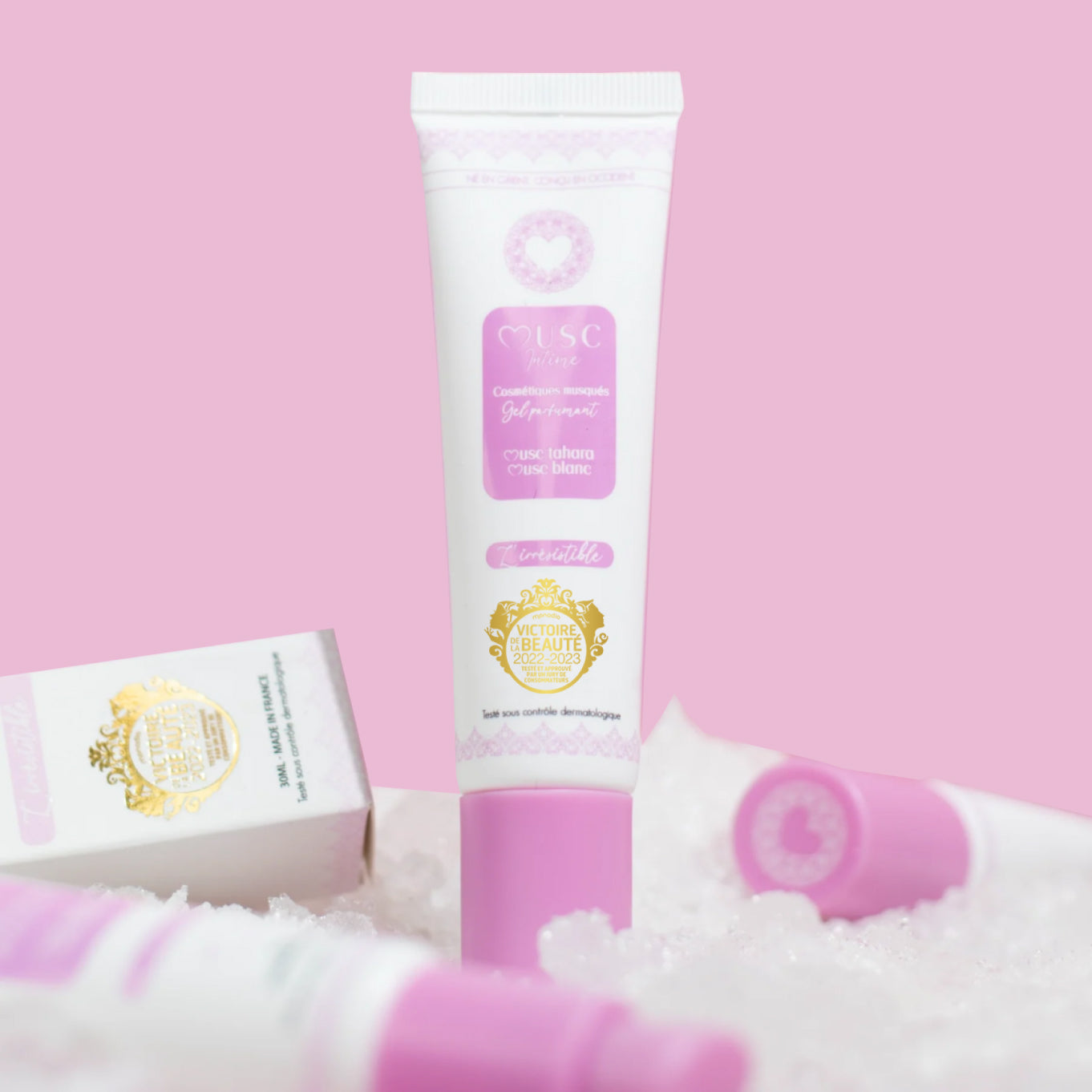 Gel parfumant (30 ml) au Musc Blanc  - L'irrésistible