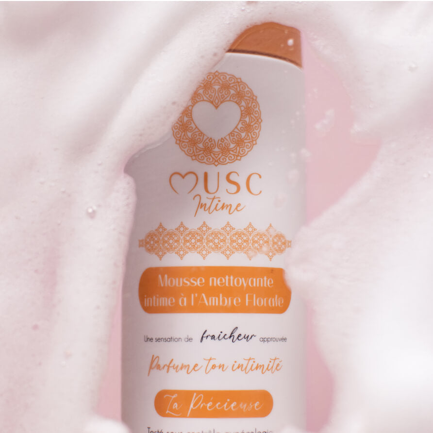 Mousse Nettoyante Intime - Amber Flower - La Précieuse (150ml)