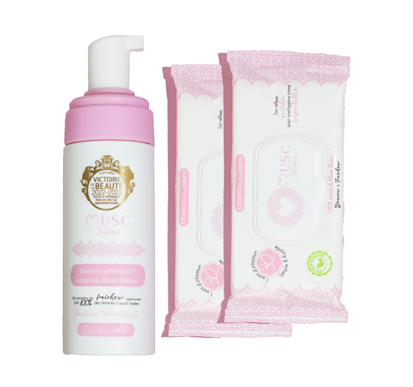 Mousse Nettoyante  intime au Musc Blanc - 150ml