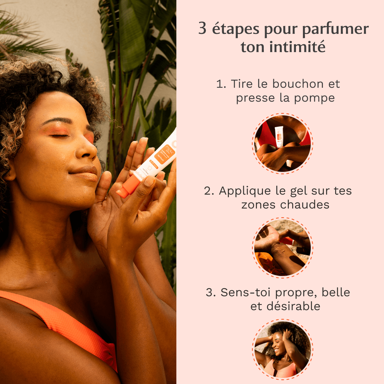 Gel Parfumant + Déodorant Hot Peach