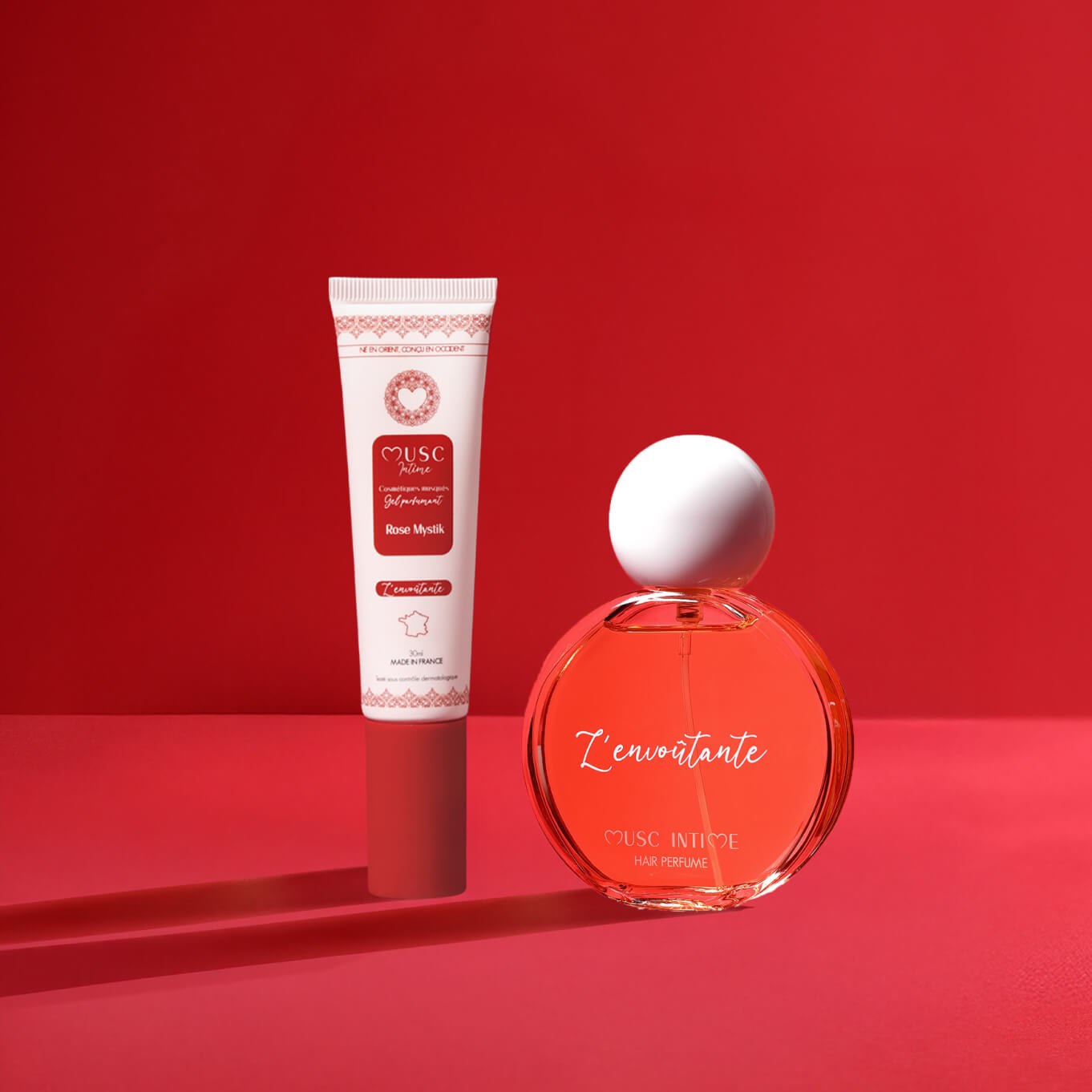 Gel parfumant et Parfum cheveux à la Rose Mystik