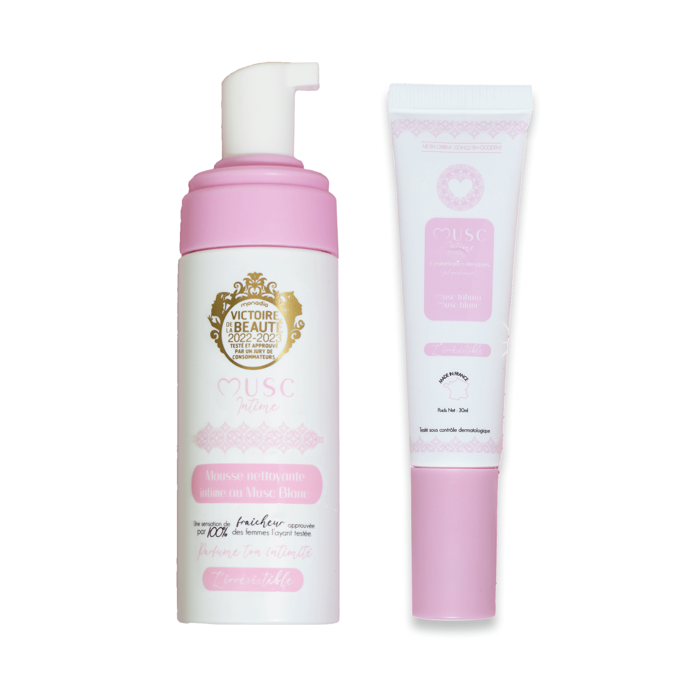Mousse Nettoyante  intime au Musc Blanc - 150ml